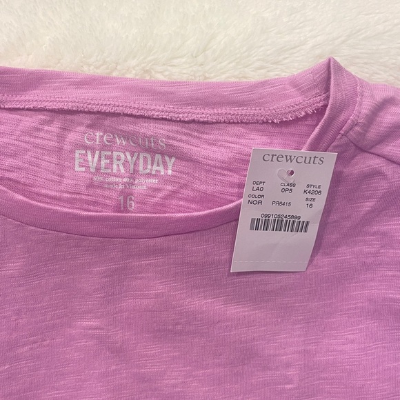 J. Crew Everyday Longsleeve Tee.
Color "Neon Orchid” - purple.
Size XL (16). NWT - Picture 2 of 6